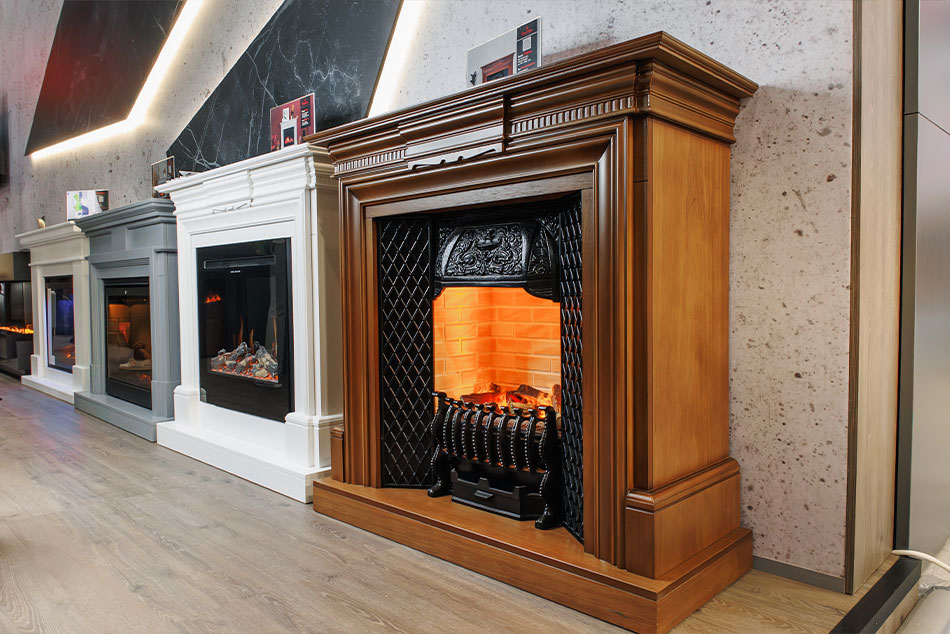 Деревянные каминокомплекты