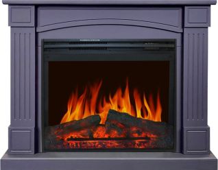 Электрокамин Boston SFT (Разборный) - Серый графит с очагом Jupiter FX New