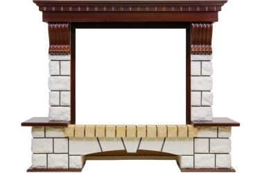 Портал Pierre Luxe - Темный дуб / Белый