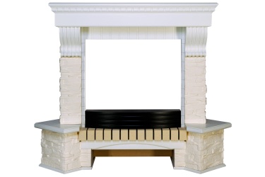 Портал Pierre Luxe угловой - Белый / Сланец белый