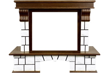 Портал Porto (Разборный) - Орех/Белый камень