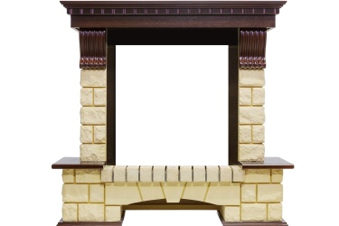 Портал Pierre Luxe - Темный дуб / Шампань (Высота 1050мм)