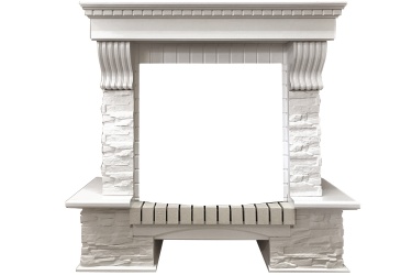 Портал Pierre Luxe Белый / Сланец белый