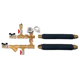 Узел регулирования фанкойла DN 20 с трехходовым клапаном Kvs 2,5 