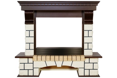 Портал Pierre Luxe - Темный дуб / Белый (Высота 1075мм)