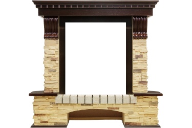 Портал Pierre Luxe угловой - Темный дуб / Сланец (Высота 1005мм)