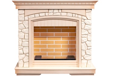 Портал Glasgow - Слоновая кость с патиной/Белый