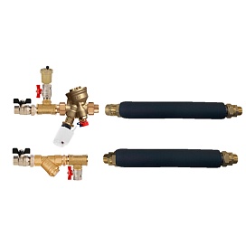 Узел регулирования фанкойла DN20 с комбинированным балансировочным клапаном DN20